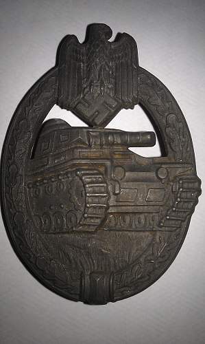 Panzerkampfabzeichen - Bronze - AS marked - Real or Fake?