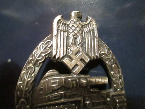 Real or Fake panzer badge R.S.