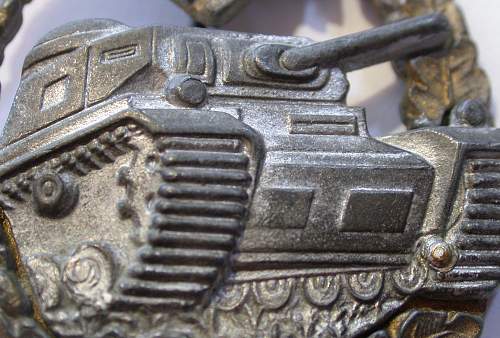 What do you think about this Panzerkampfabzeichen 100 badge?...