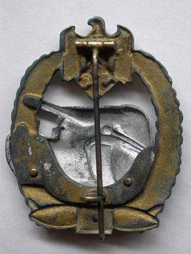 What do you think about this Panzerkampfabzeichen 100 badge?...