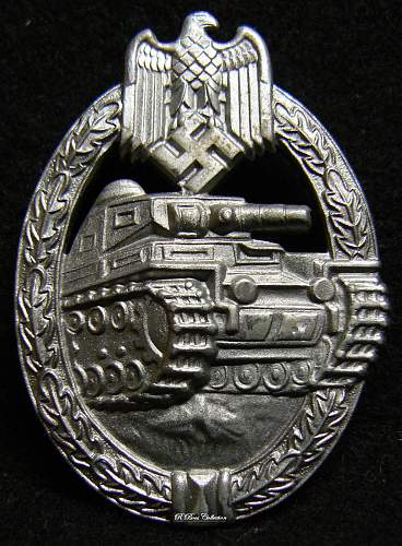 Panzerkampfabzeichen in Silber, Unmarked Frank &amp; Reif