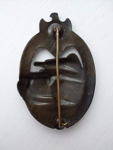 Panzerkampfabzeichen AS (bronze)