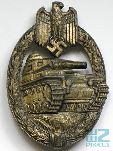 My Panzerkampfabzeichen in Silber by HA