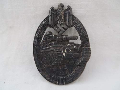 Panzerkampfabzeichen in Silber