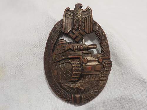 Panzerkampfabzeichen in Bronze, good or bad