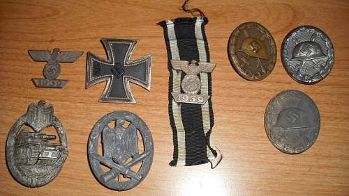 German Medals--Opinions Please Panzerkampfabzeichen &amp; Allgemeine Sturmabzeichen.