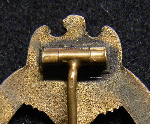 Panzerkampfabzeichen in Bronze, Steinhauer &amp; Lück Unmarked