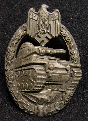 Panzerkampfabzeichen in Bronze, Wilhelm Deumer &quot;Daisy&quot;