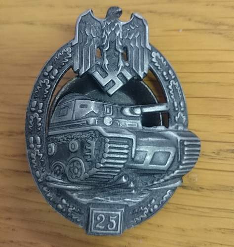 Panzer assault badge, real or fake?