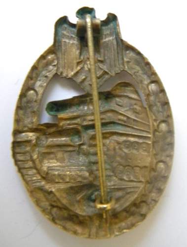 panzerkampfabzeichen bronze