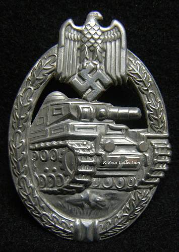 Panzerkampfabzeichen bronze