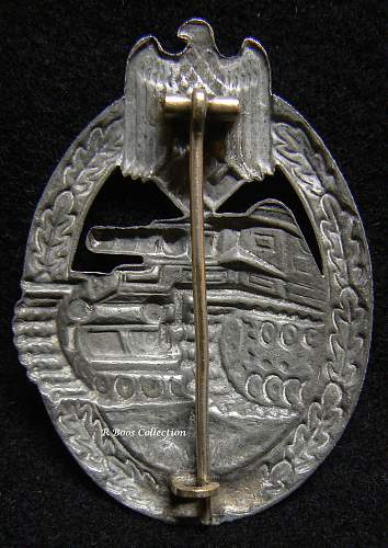 Panzerkampfabzeichen bronze