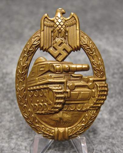 Panzerkampfabzeichen bronze