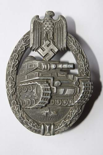 Panzerkampfabziechen im Silber for identification