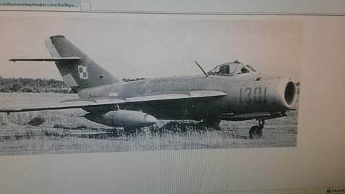 Polish Mig 17F,  1958 question