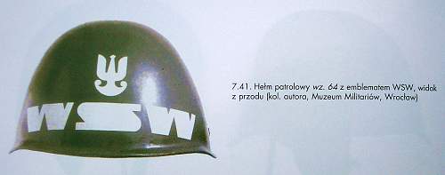 Polish helmets-Warsaw Pact Era