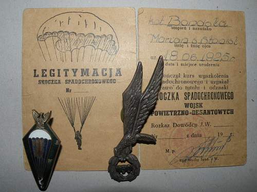 LWP Parachutist Badge