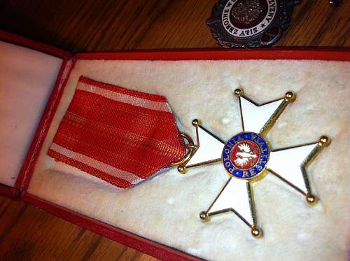 Order of Polonia Restituta among other Medals