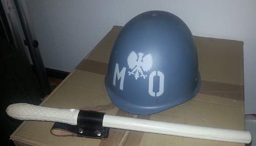 Helmet of the Milicja Obywatelska