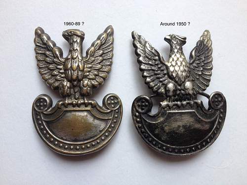 Polish cap eagles -Second Republic or People's Army?