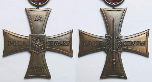 Cross of Valor 1939 ...real or fake 1970s ...