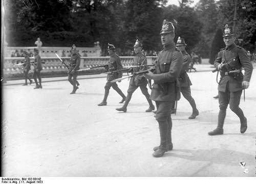 Schutzpolizei bayonets