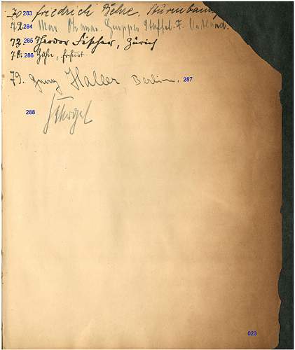 SA Reichsführerschule München - Leadership Course Signature Book 1931-1934