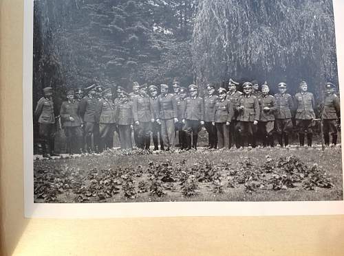 Wehrmacht OFficers Photo Album? Who is the General inspecting the troops?
