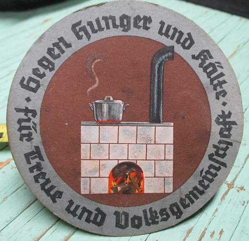 Volksgemeinschaft and Winterhilfswerk items