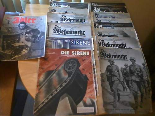 Propaganda Magazines - Wehrmacht, Adler, Sirene...