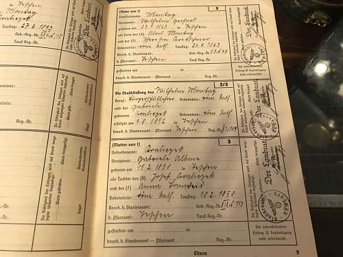 Unknown Nazi ID Book