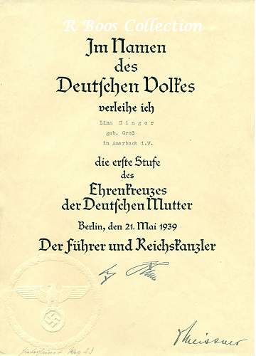 Adolf hitler signed order promoting walter model