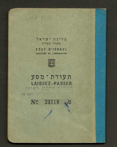 Entry to Germany-Israeli old passports