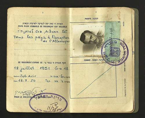 Entry to Germany-Israeli old passports