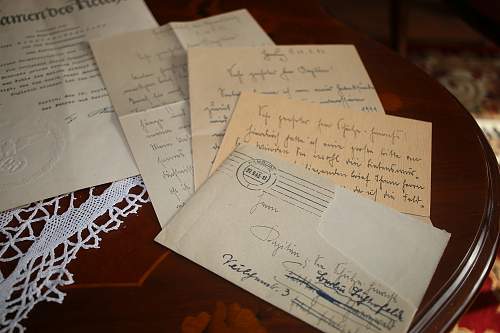 1936 Hitler-signed promotion + letters (Kriegsmarine RK-träger)