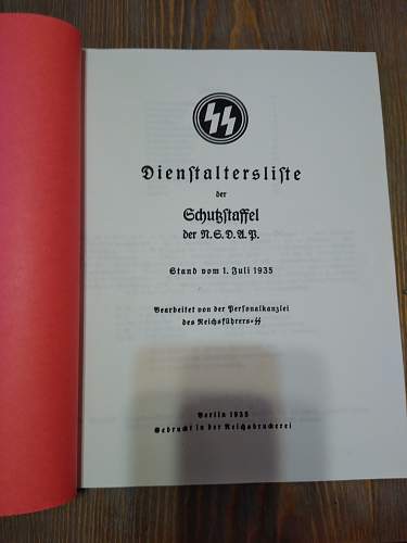 Dientalterslifte Der schutzstaffel.....book