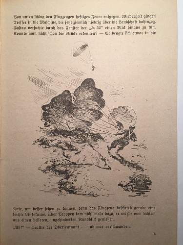 Fallschirmjäger über holland wartime kids book