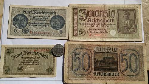 SHOW ME THE MONEY!!! Display your Third Reich related banknotes/money tokens.