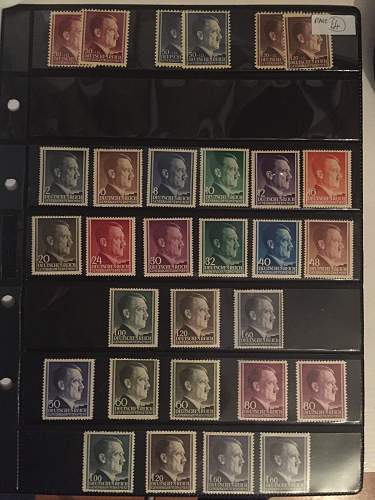 Hitler stamp page