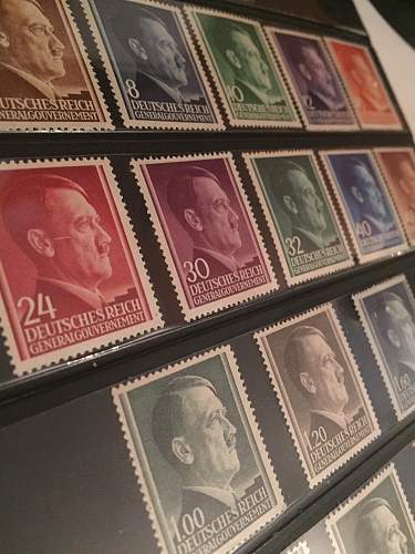 Hitler stamp page