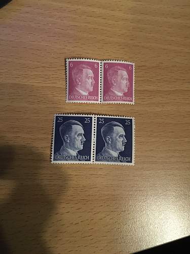 Hitler stamp page