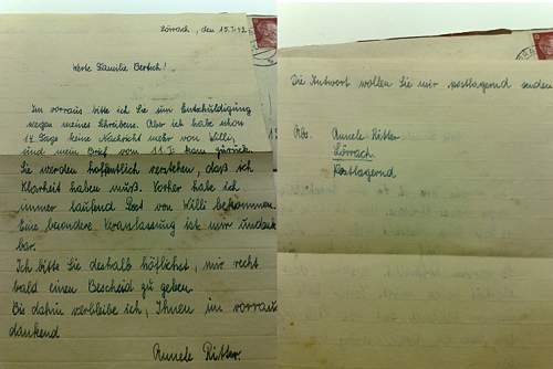 Saturno's German letters &amp; postcards