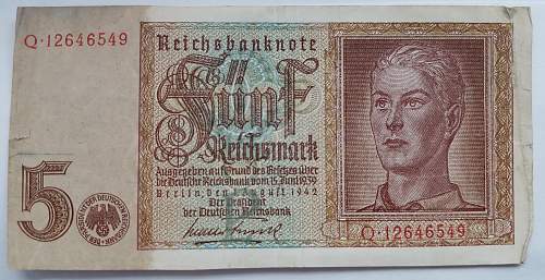 20 Reichsmarks bank note