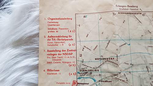 Reichsparteitag map from 1933