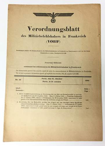 Himmler signed promotion documents.