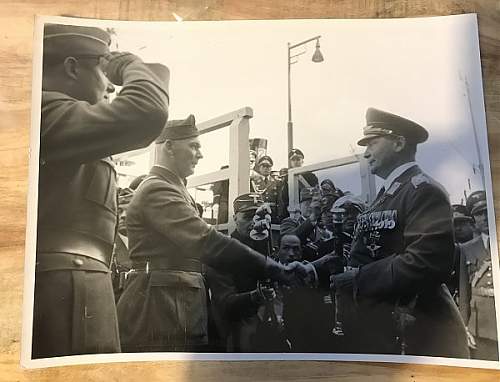 Lot of photos showing Adolf hitler , Mussolini , up for review