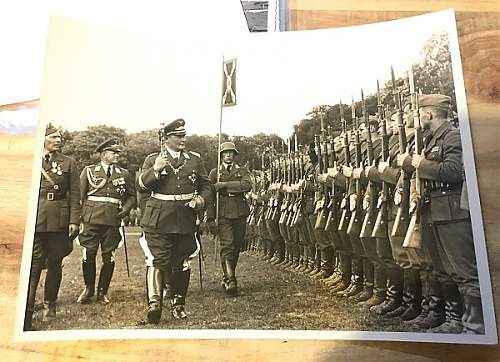 Lot of photos showing Adolf hitler , Mussolini , up for review
