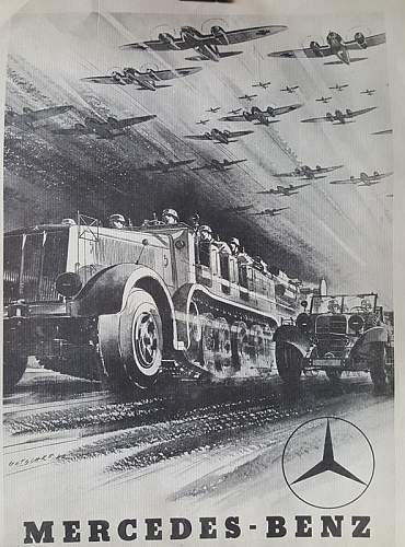 Mercedes-Benz Wehrmacht Poster