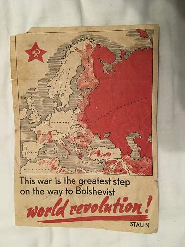 Airdropped Propaganda Leaflet