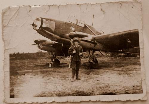 Photo of Jagdgeschwader 5 aircraft with &quot;Eisbär&quot; shield